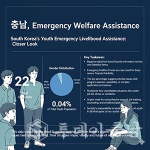 긴급생계비, 생계 어려움 겪는 청년들 최후의 보루 이미지 지표