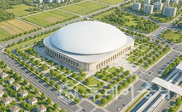 현대적인 돔 경기장(가칭) 아레나“K-Arena Cheonan-Asan”