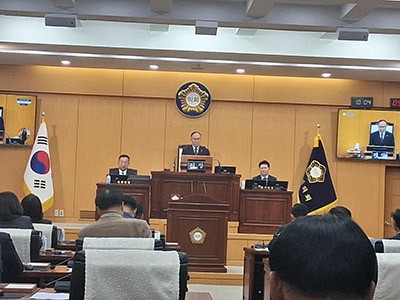 서산시의회 정례회/사진=문현춘 기자 
